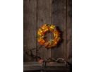 Kranz Autumn - IP44, Warmweiss, Amber