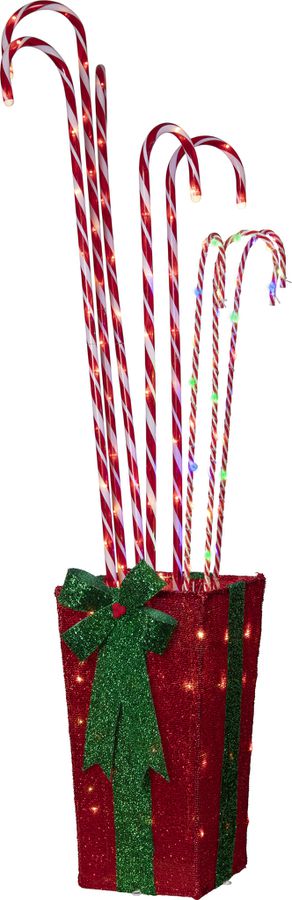 Outdoor Decoration CandyCane - IP44, Multicolor,Rot