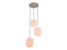 3er Pendelleuchte  NIRELIA  : 30cm beige - IP20, E27, Beige