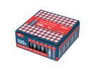 Alkaline Batterien 100er Vorteilspack 10x10 AA, POS-Lösung - LR6/AA Batterien 100er Box Retailverpackung