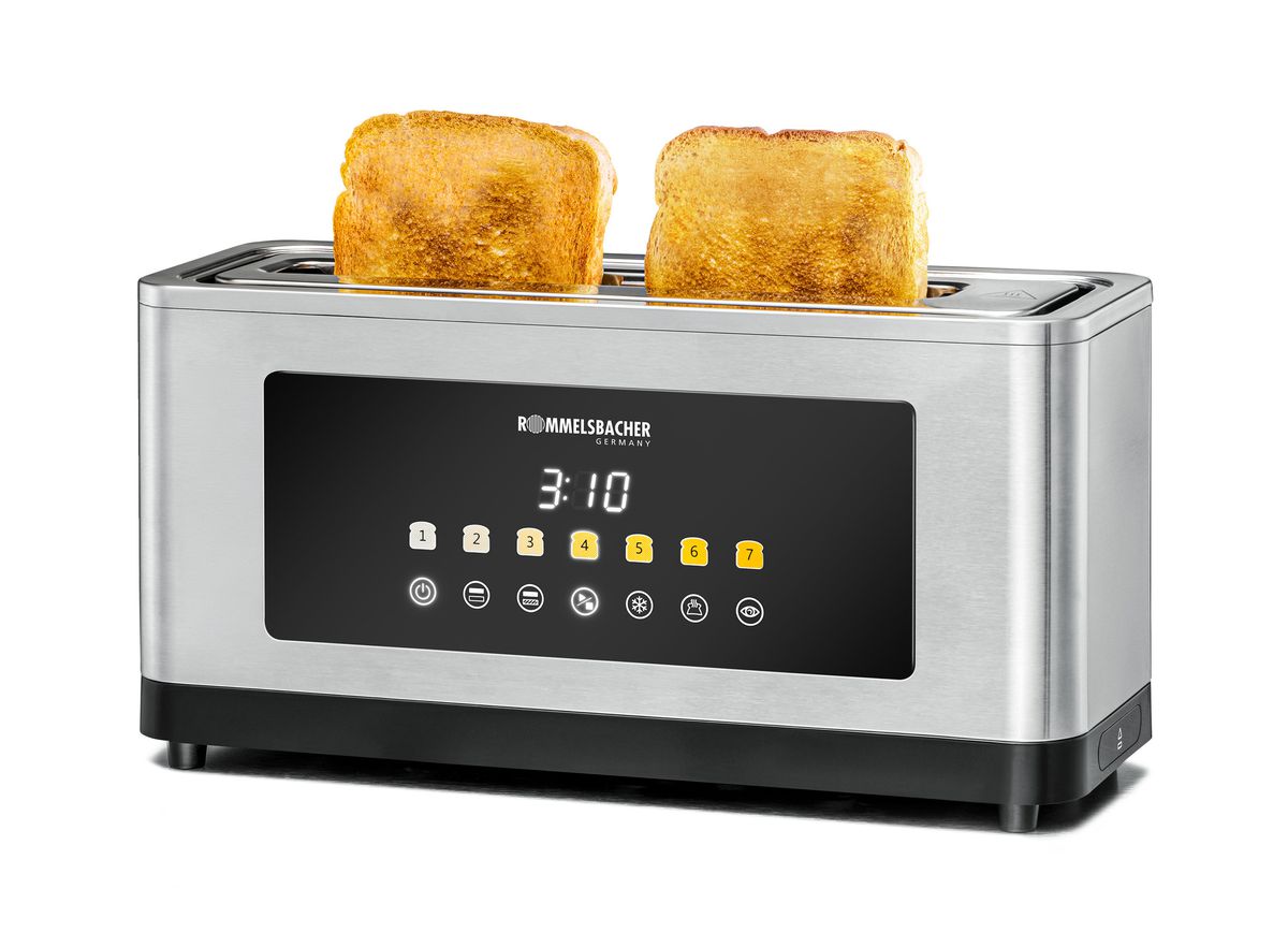 Toaster TOL 1000 - 1000W, 230V, Schwarz/Silber