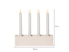 Kerzenhalter Advent - IP20, LED