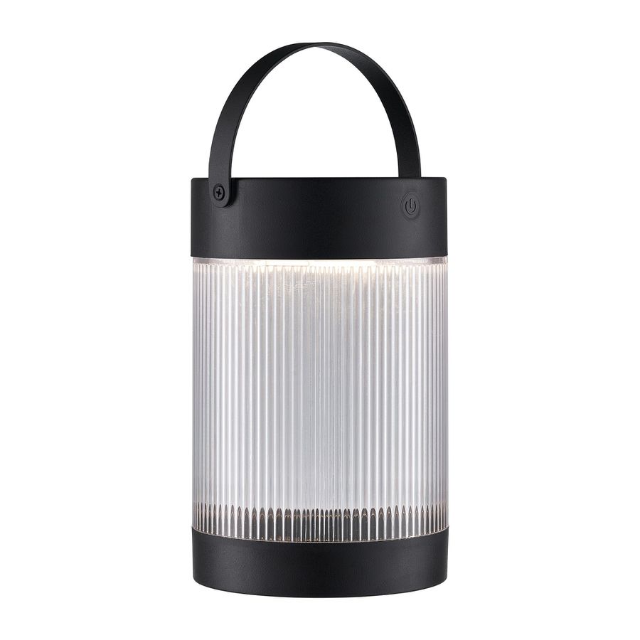 Coupar, Solar-Tischleuchte, Schwarz - LED-Modul 3.2W, IP44, schwarz
