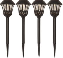 Solar Wegbeleuchtung 4 Pack Lace - Warmweiss, IP44, Schwarz
