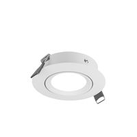 Spot Einbauring PRO 80 W  (Spannfeder) - Max. 50W, weiss, schwenkbar 30°, Spannfederr, exkl. Leuchtmittel, D=92mm, H=35mm, BL=80-85mm