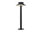 Solar-Pollerleuchte Justina Schwarz - 5W, 3000K, 400lm, IP44