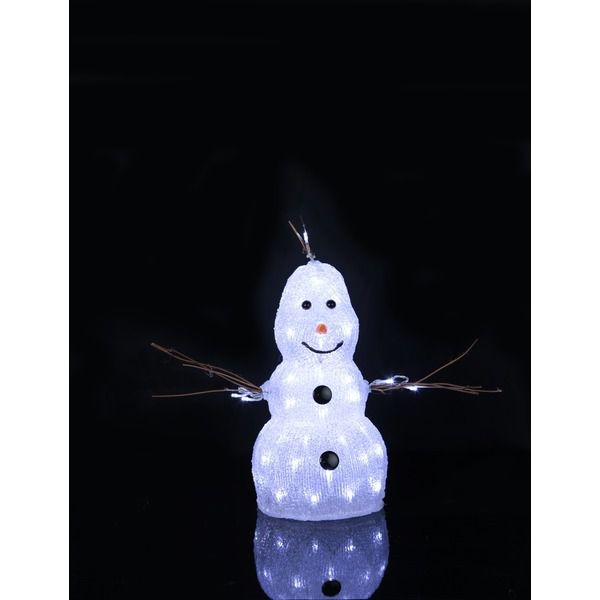 Figur Crystalo - IP44, Kaltweiss, 50 LED
