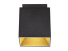 Anbauspot ETHAN - GU10 (exkl.), max. 1x10W (LED), IP20, schwarz-matt, dim. optional, L=105mm, B=105mm, H=120mm