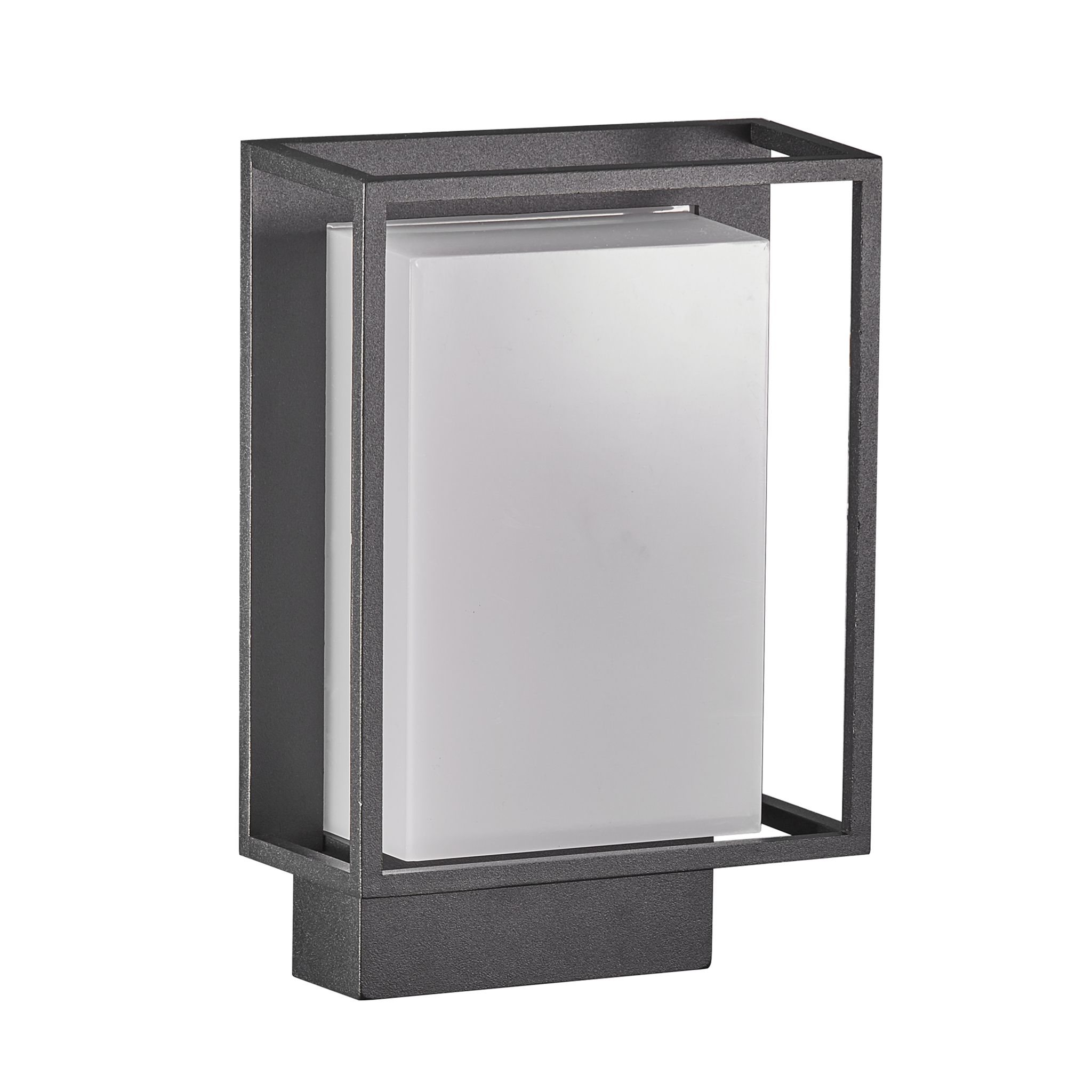 LED Wandleuchte Nestor - 8W, 550lm, 2700K, IP44, CRI 80, 120°, nicht dimmbar, L=221mm, B=147mm, H=87mm