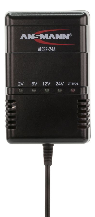 Chargeur ALCS 2-24A - Ladegerät für wartungsfreie 2V, 6V, 12V oder 24V Blei-Säure-, Blei-Gel- und Blei-Vlies-Akkus ab 1.3A