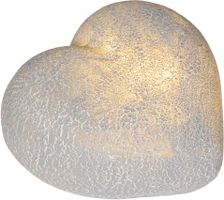 LED Grabkerze Memoria - Indoor, Grau, 6.50cm Höhe