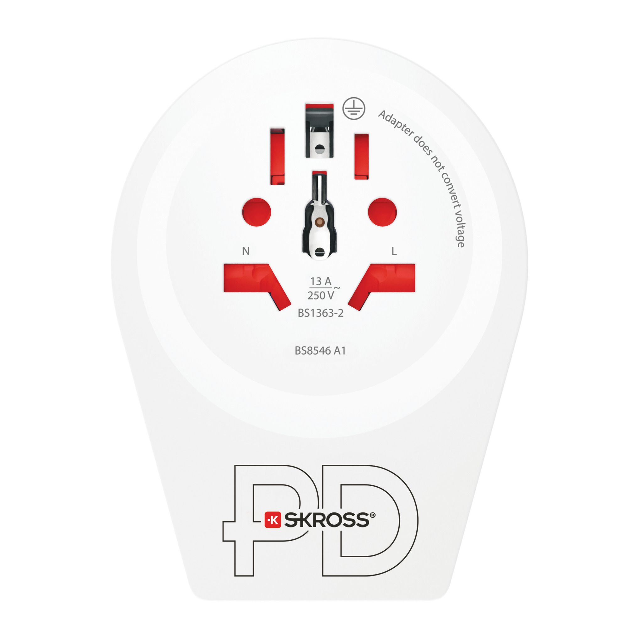 World to Europe USB C20PD - Out: Schuko, In: CH, IT, 2-Pol EU, UK, BRA, USA/Japan, AUS/China, 1xUSB-C PD