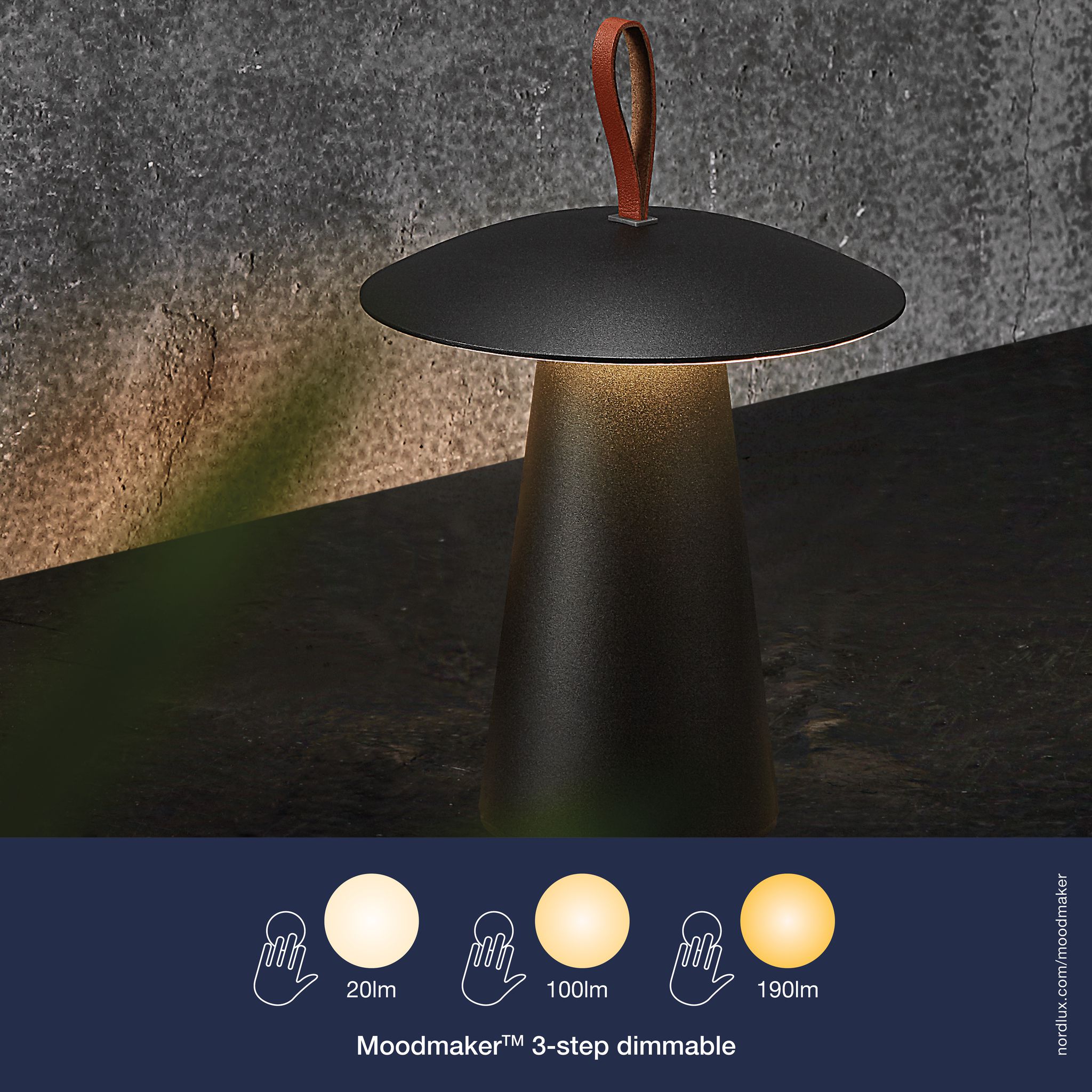 Ara to Go, Schwarz - LED Modul, 2W ,IP54