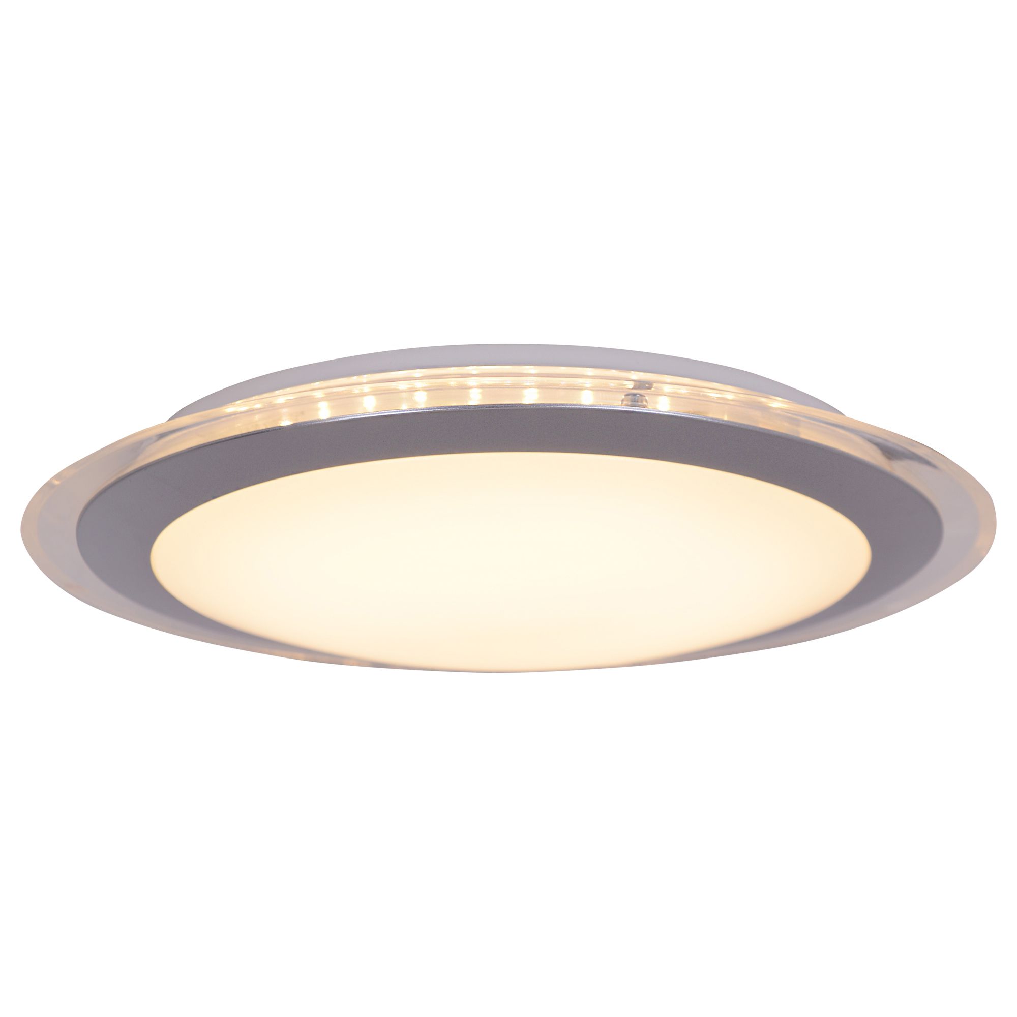 LED Deckenleuchte Lutos d:33cm - LED fest verbaut, 3000K, warmweiss