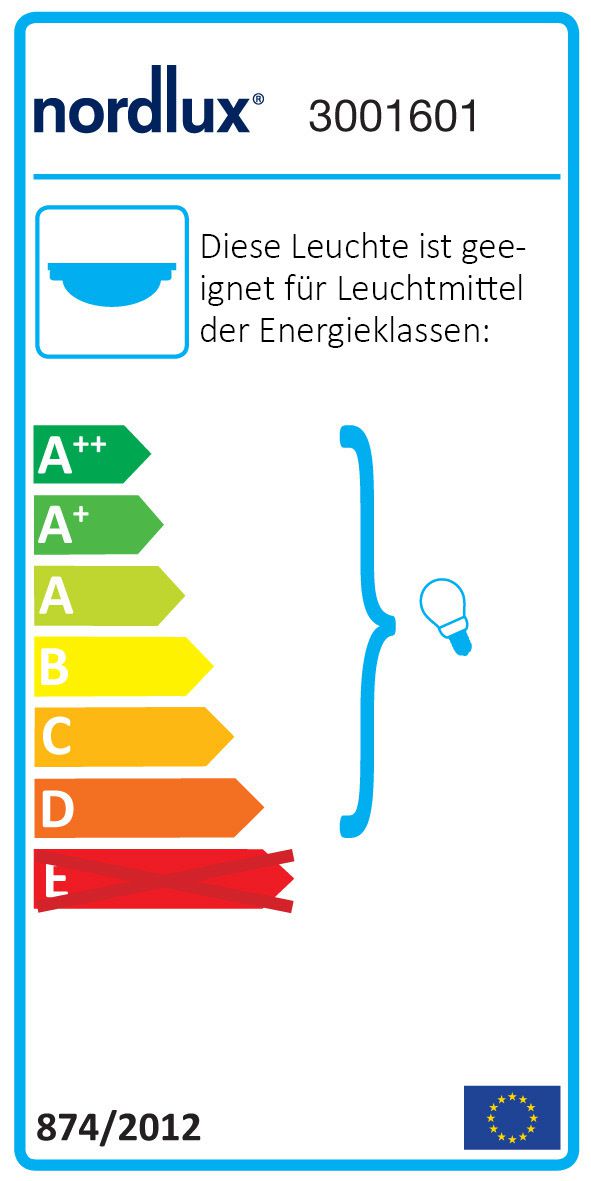Trio Deckenleuchte - E27, IP20, 230V