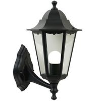 Cardiff, Wandleuchte, Schwarz - E27, max. 60W, IP44
