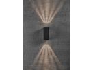 Asbol Kubi, Wandleuchte, Schwarz - LED Modul, 2X5W LED, IP44