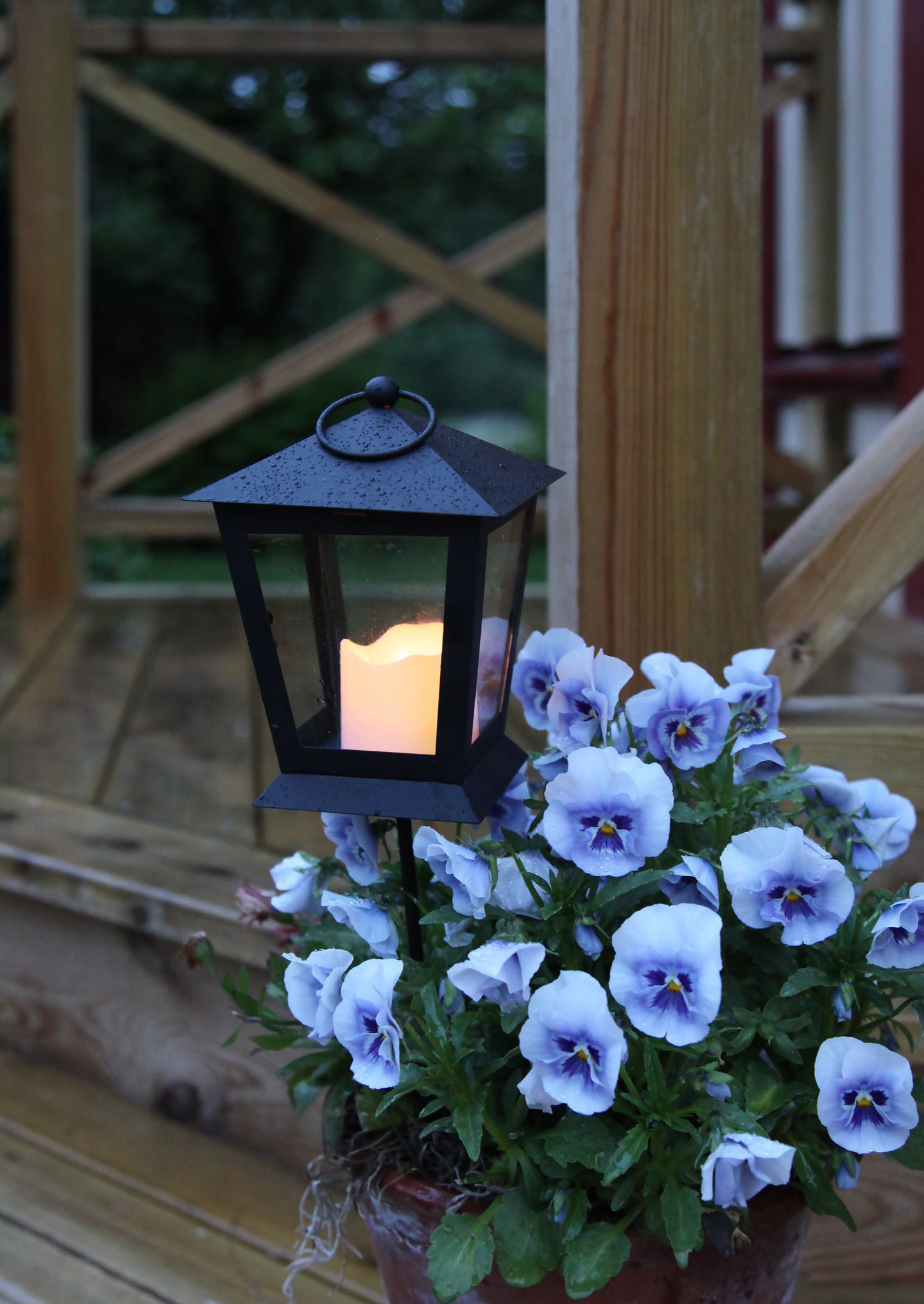 LED Grablicht Serene - Outdoor, Schwarz, 40cm Höhe, Timerfunktion