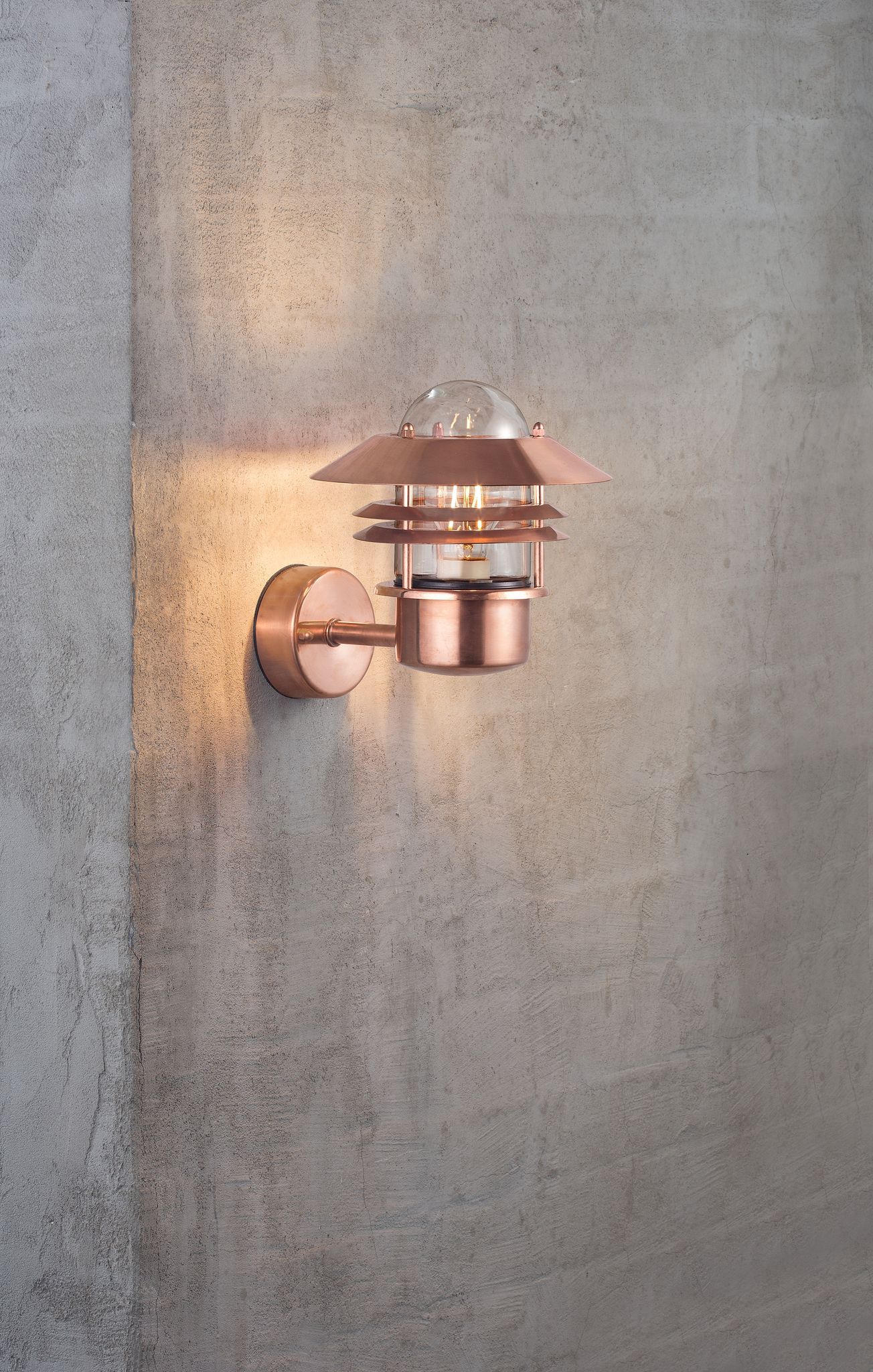 Blokhus, Wandleuchte, Kupfer - E27, max. 60W, IP54
