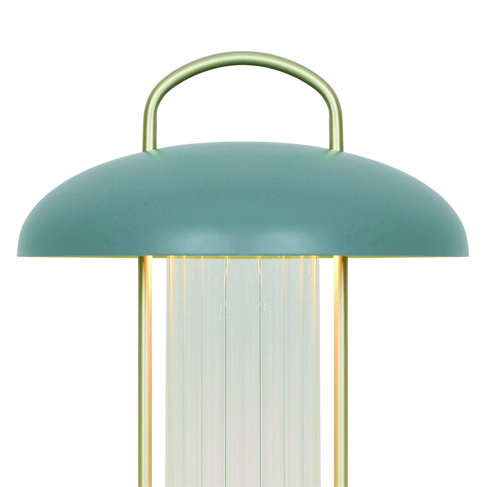 Akku Tischleuchte Mirano Dusty Grün - LED-Modul, 3000K, 150Lm, IP20