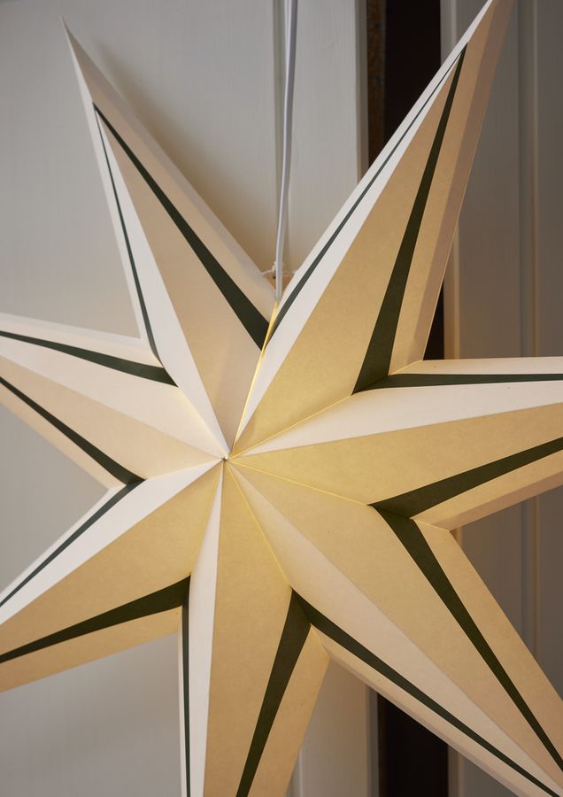 Paper Star Stripe - Indoor, , Weiss