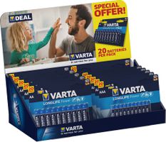 Display Longlife Power - 5xAAA 20er Blister und 6xAA 20er Blister