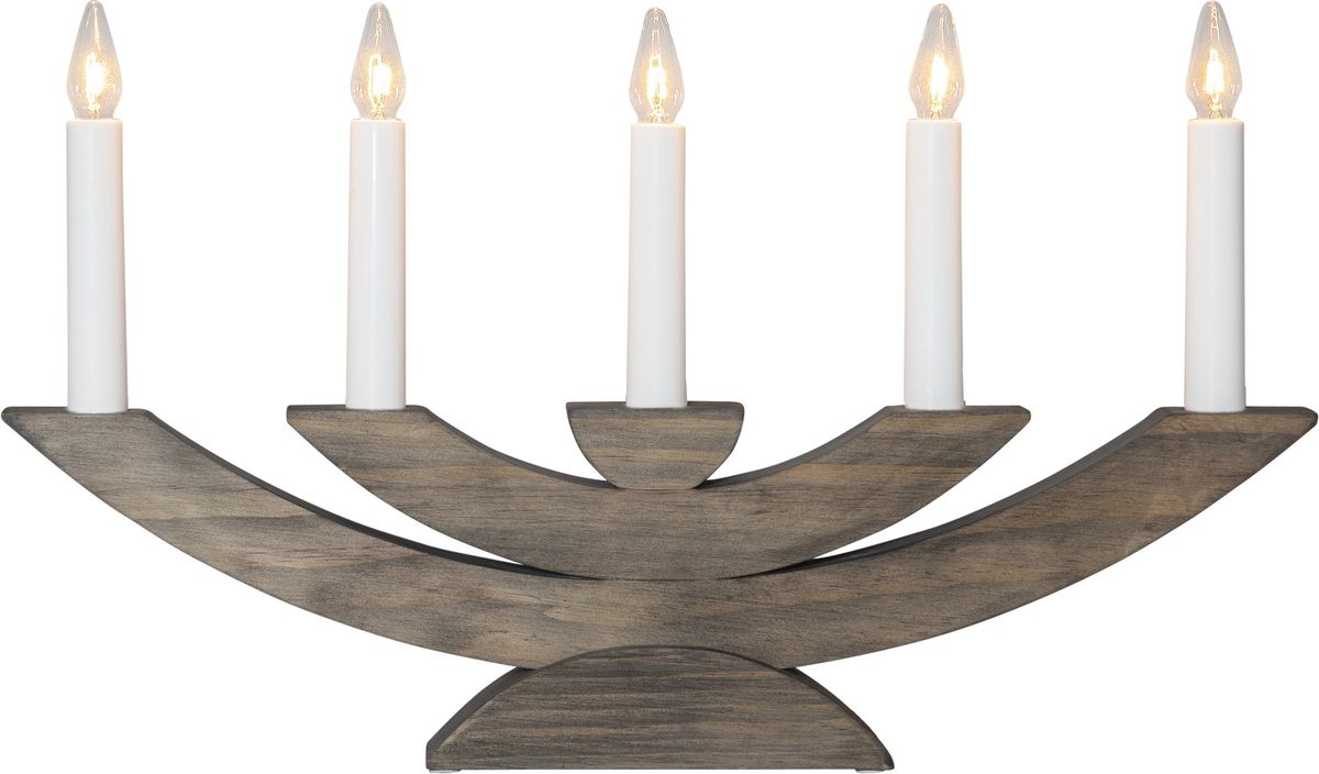 Kerzenleuchter Navida - IP20, Braun