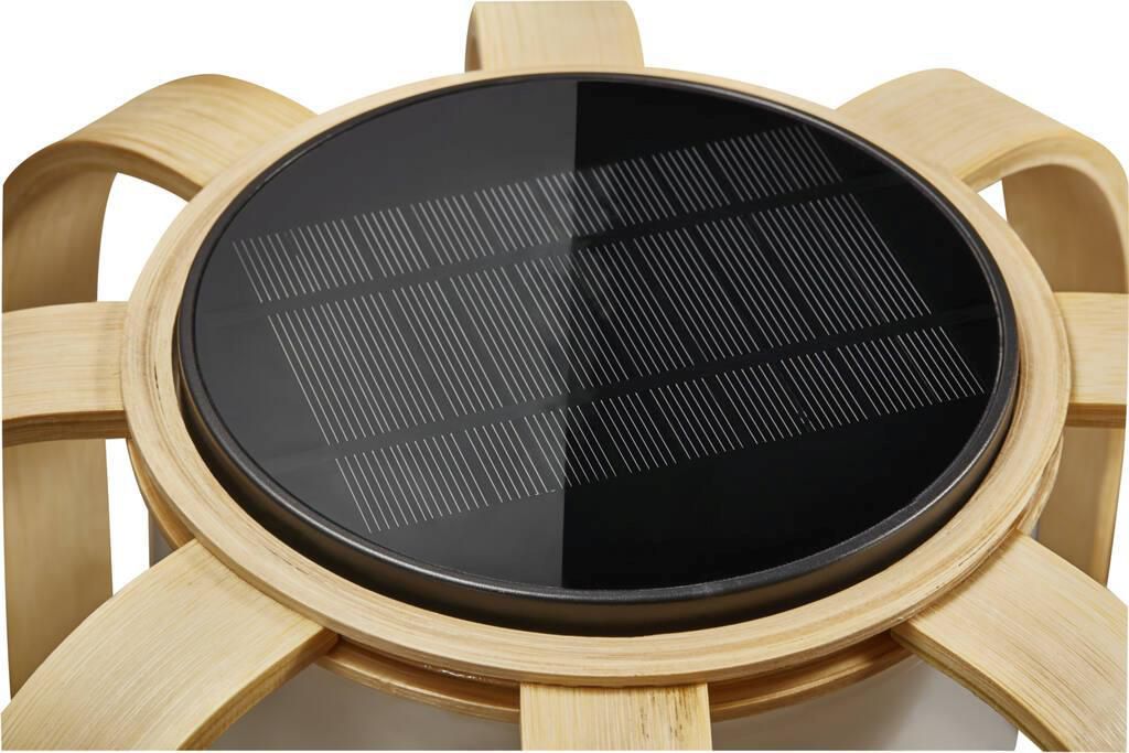 Bob To-Go , Portable, Bambus - IP44, Solar Led