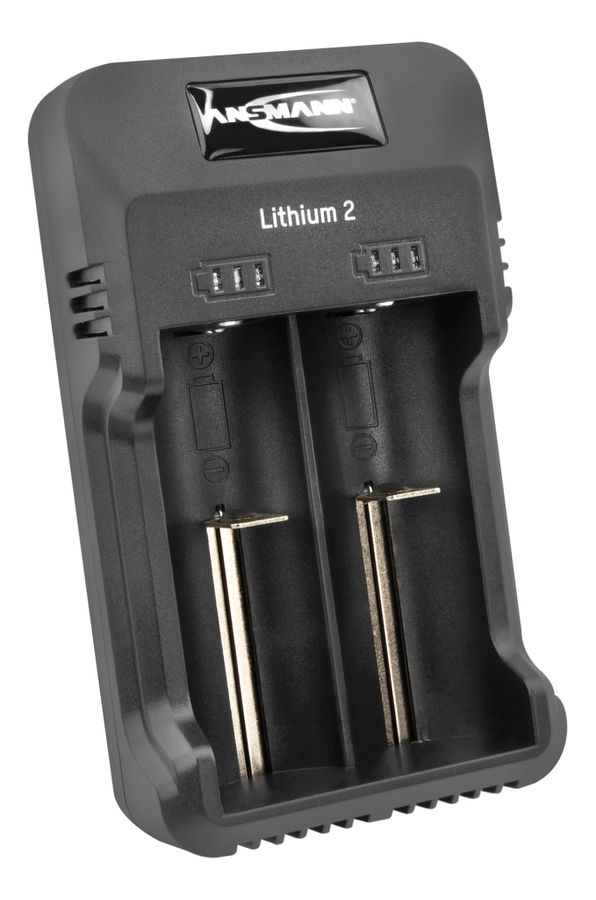 Lithium 2  Ladegerät für 1-2 Li-Ion Akkus 3,6V/3,7V - Ladegerät für 1-2 Li-Ion Akkus