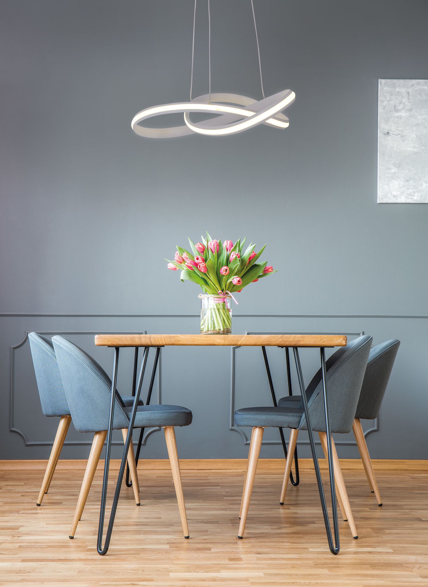 LED Pendelleuchte d: 56cm Odrive - LED fest verbaut, 2500K, warmweiss
