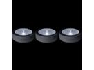 LED Nachtlicht Functional 3er Pack - 5Lm, 3000K, 0.225W, 4.5VDC, schwarz, ein/aus, exkl. 3x AAA