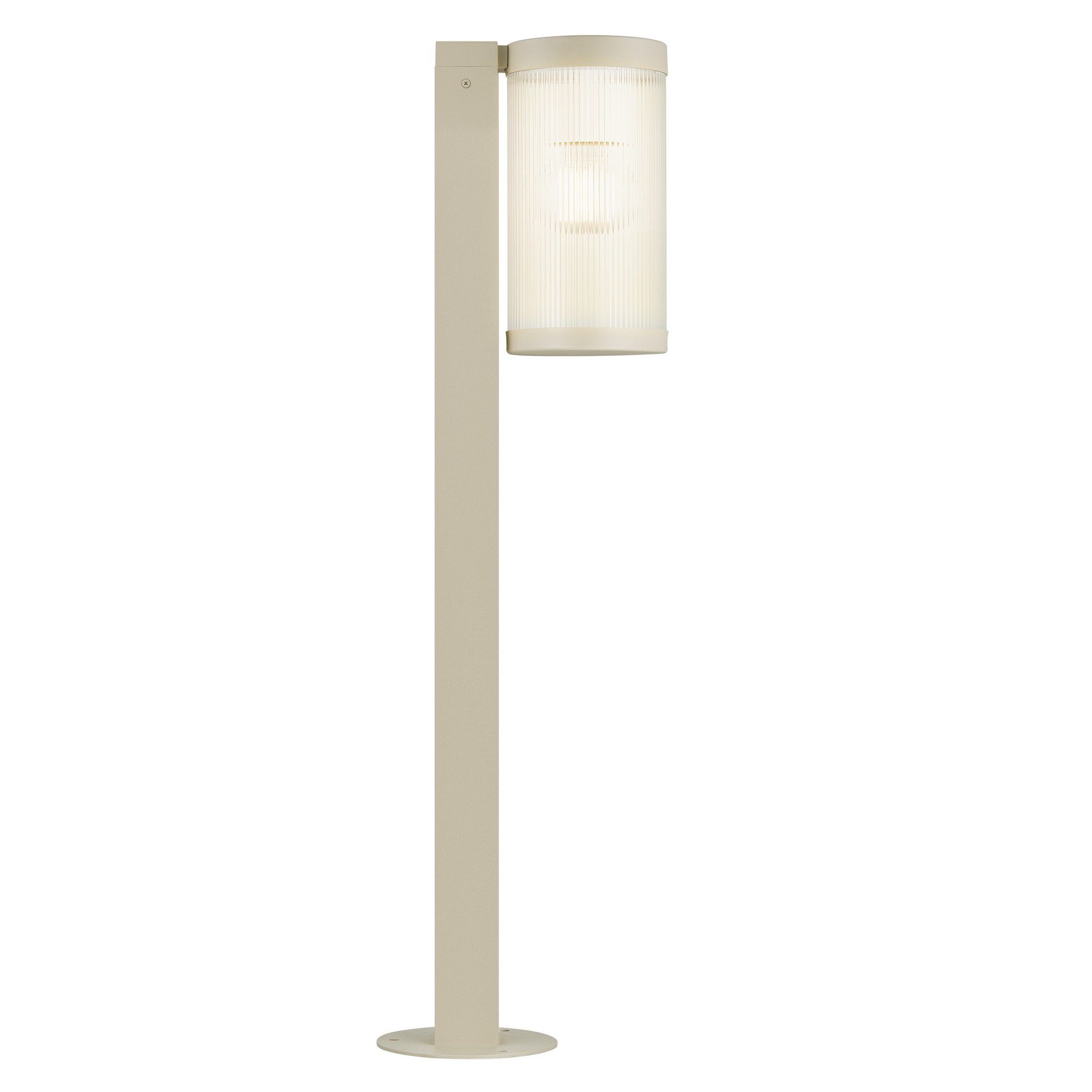 Wegleuchte COUPAR - 1xE27 (exklusiv), max.25W, IP54, sand, dimmbar (optional Leuchtmittel), D=145mm, H=800mm