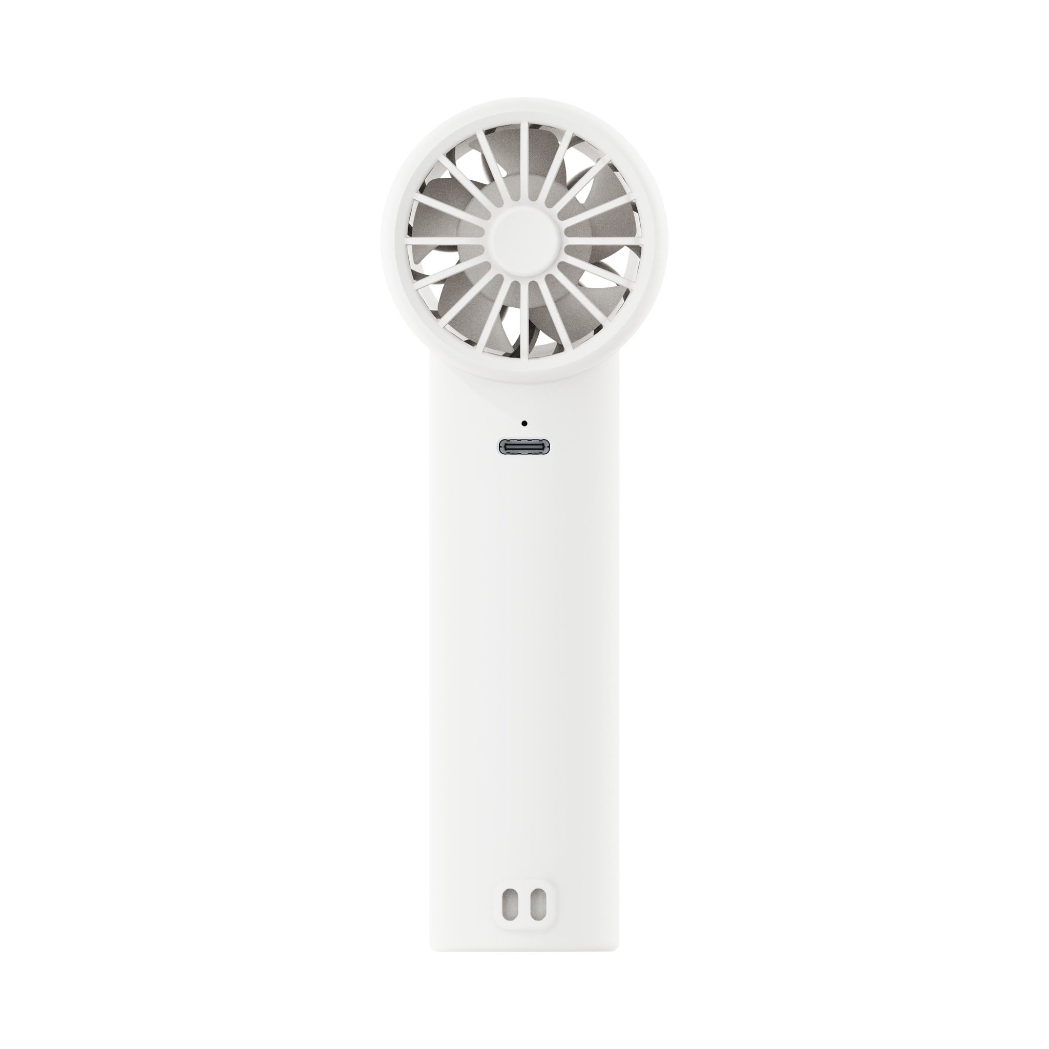 IRIS Mini-Handventilator Duopack AF16 weiss - 2x 2000mAh, inkl. USB-C Kabel, wiederaufladbar