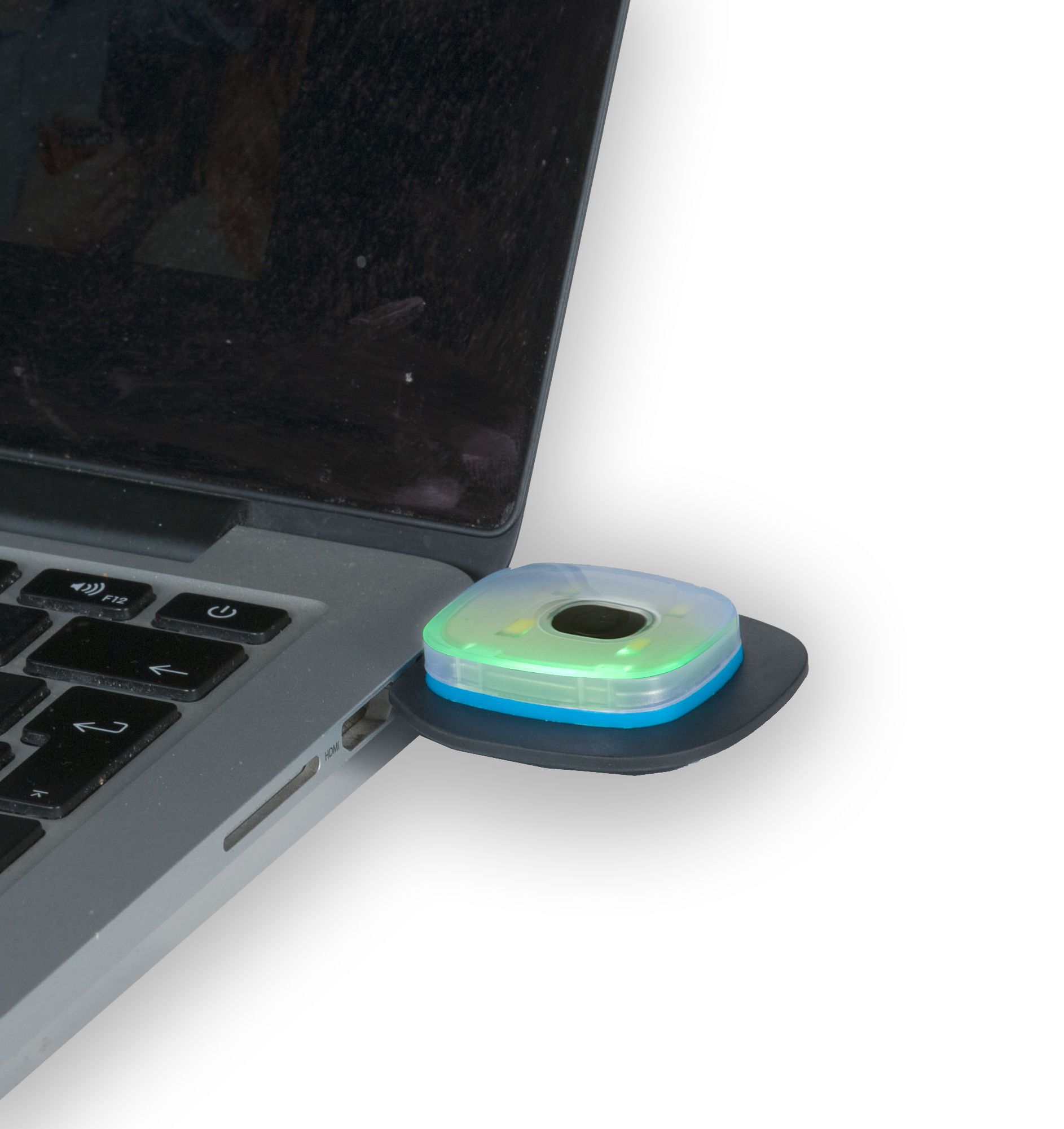 LED Wollmütze grau, USB aufladbar - grau, 150lm, inkl. USB-Akku, Blister Verpackung