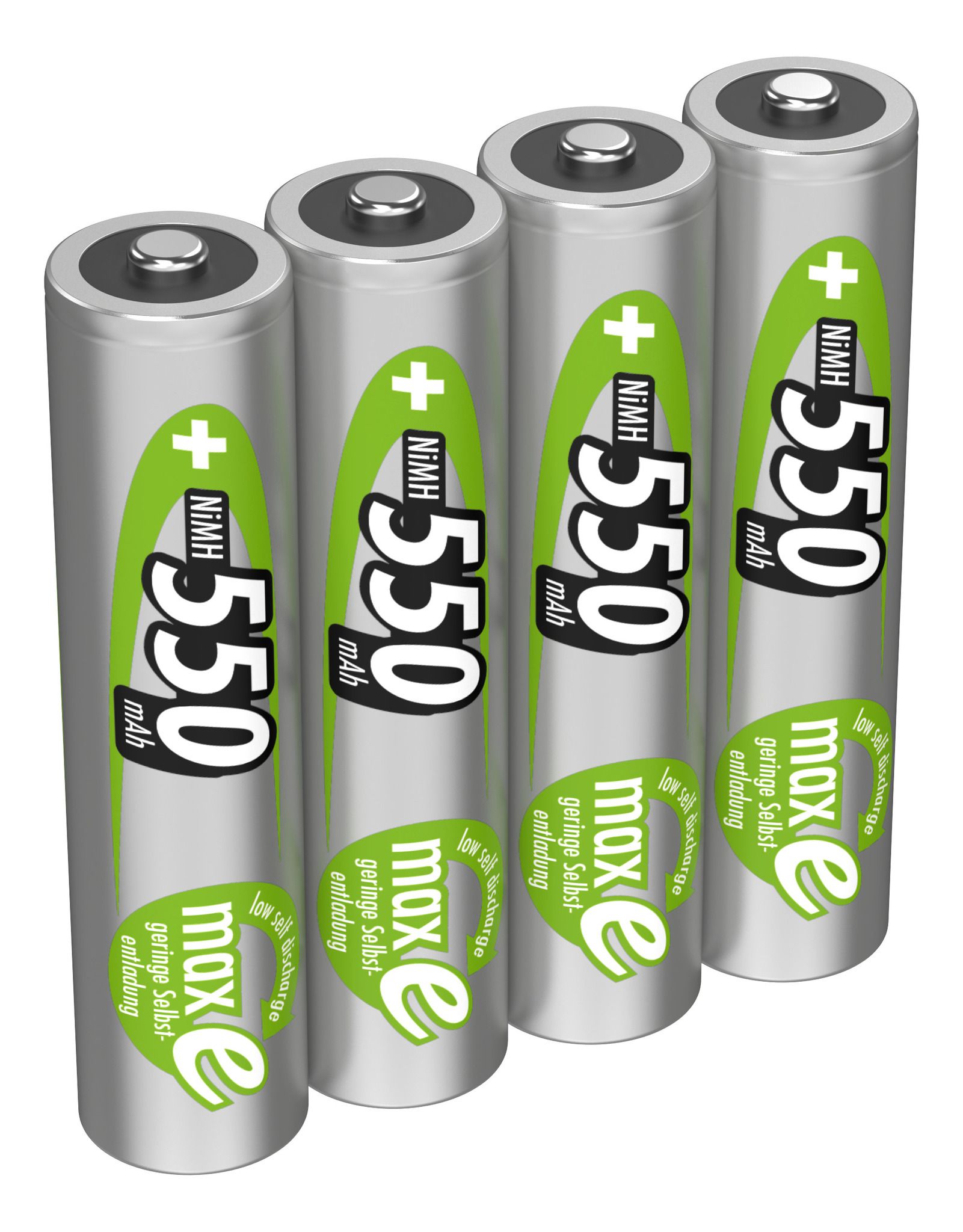 NiMH Akku Micro AAA 550 mAh maxE - 4er Blister