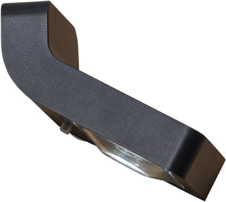 Solar Wand Laterne Wandy - Schwarz, Lichtfarbe Weiss
