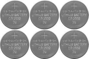 6er Pack CR2032 - 3V