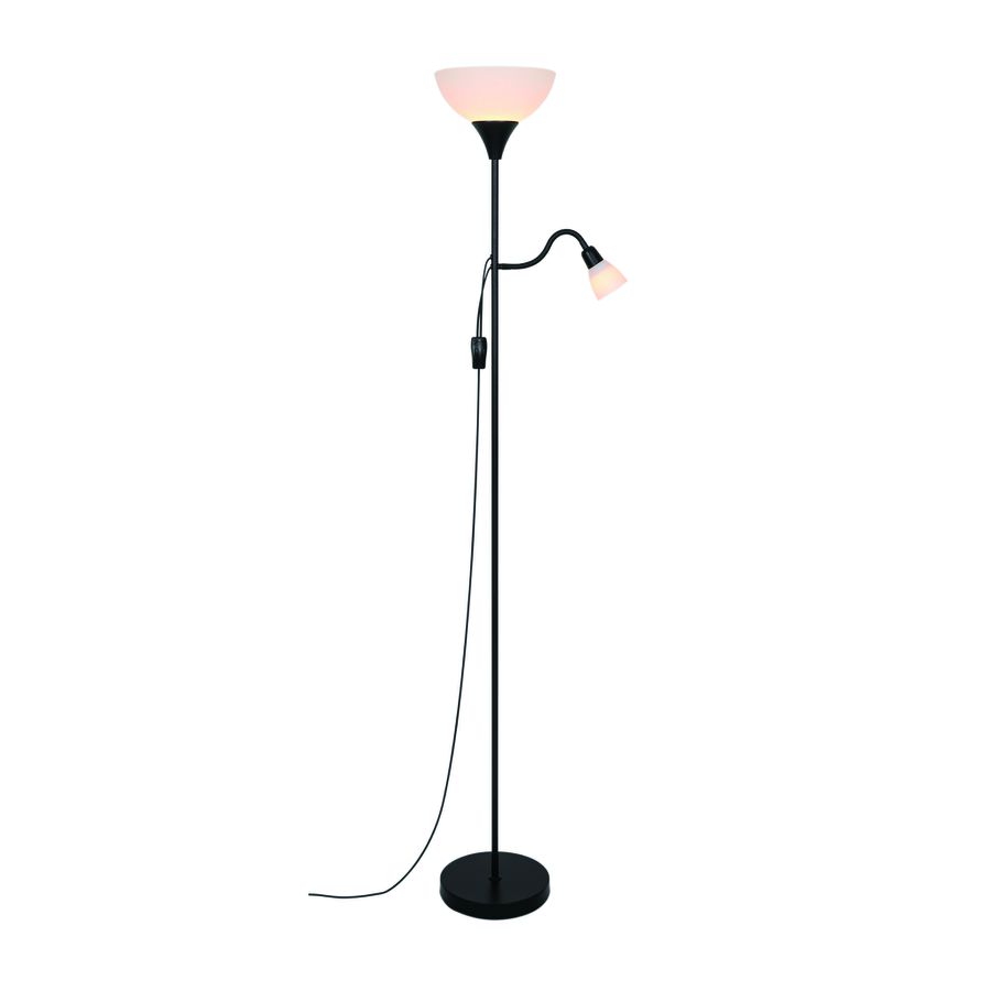 Stehleuchte Lauria Schwarz - 40W, E27, IP20