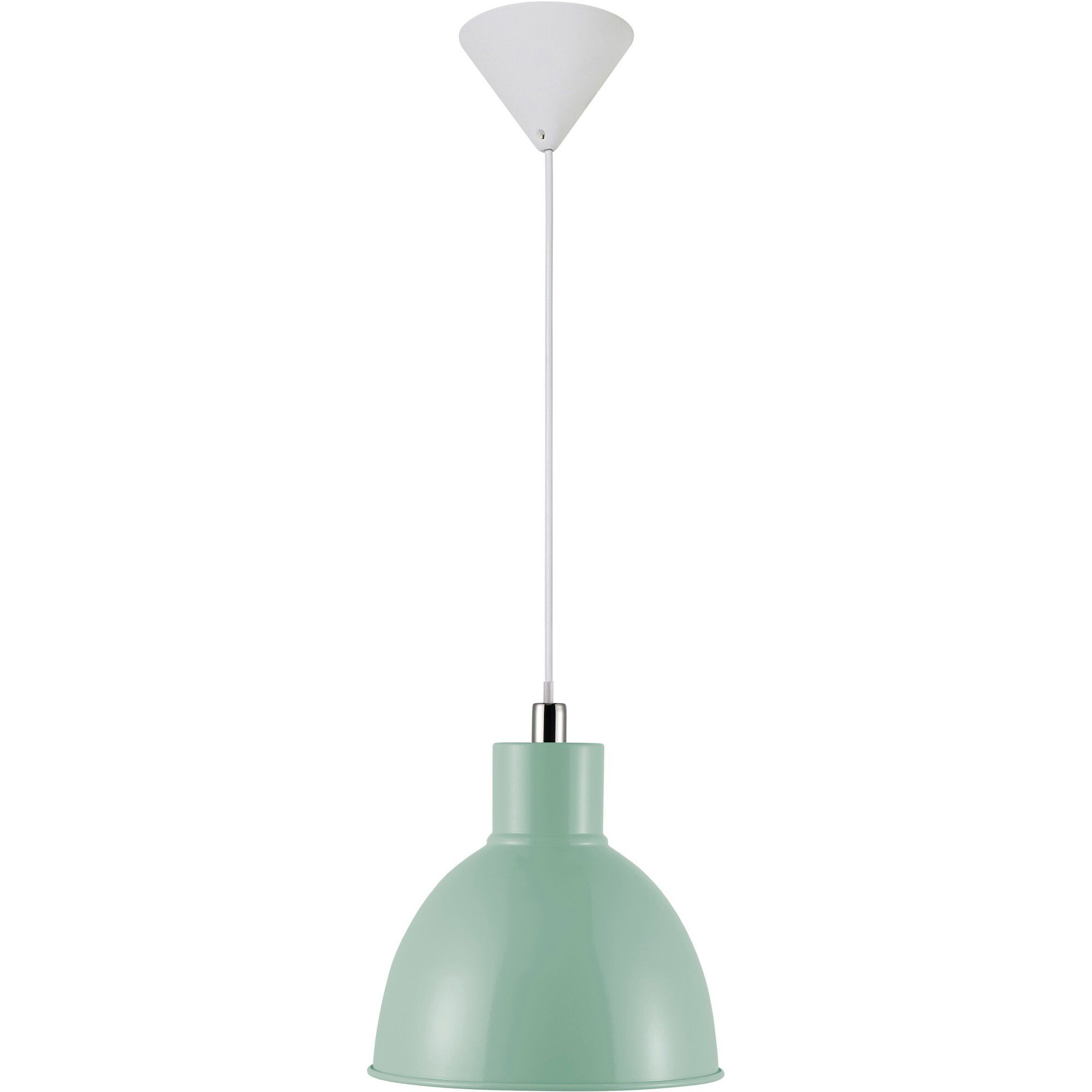 Pendelleuchte POP (Grün) - E27, max. 40W, IP20, grün, dimmen optional, exkl. Leuchtmittel, D=215mm, H=230mm, PL=2230mm