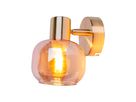 Glas-Wandspot Libby messing H: 16cm - E14, IP20, 40W, 230V