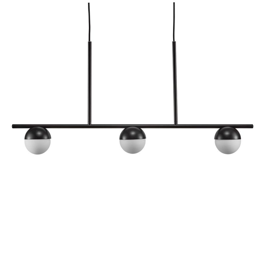 Contina, 3-Pendelleuchte, Schwarz - G9, max. 5W, IP20