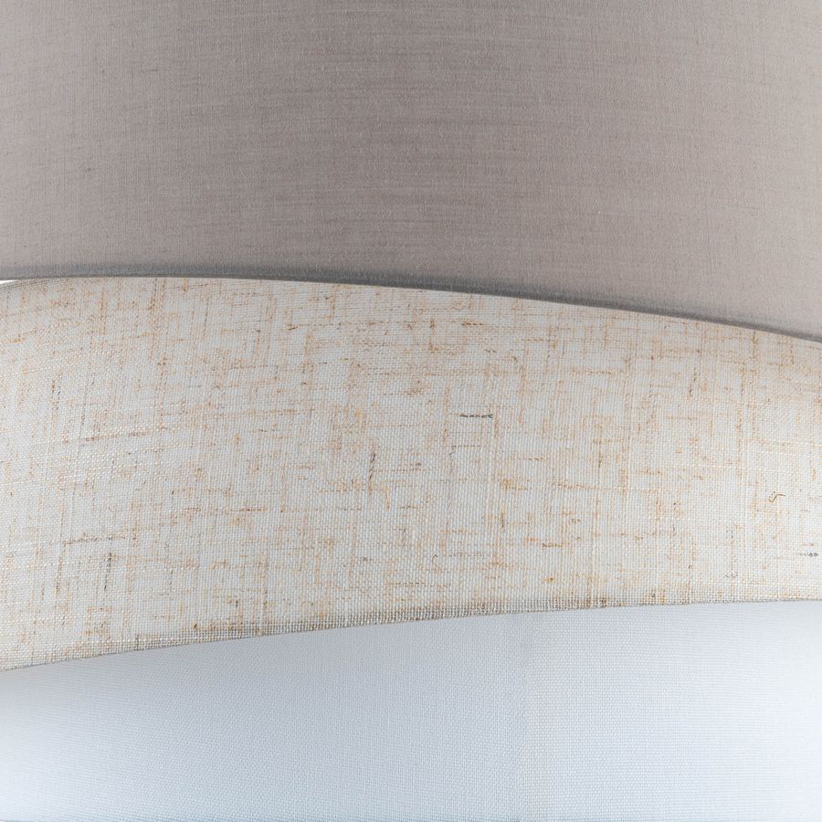 Deckenleuchte  FABRION  : 56cm beige - IP20, E27, Beige