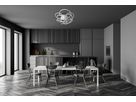 LED Deckenleuchte Rizado : 57cm satin-nickel - LED, 49.48W, IP20