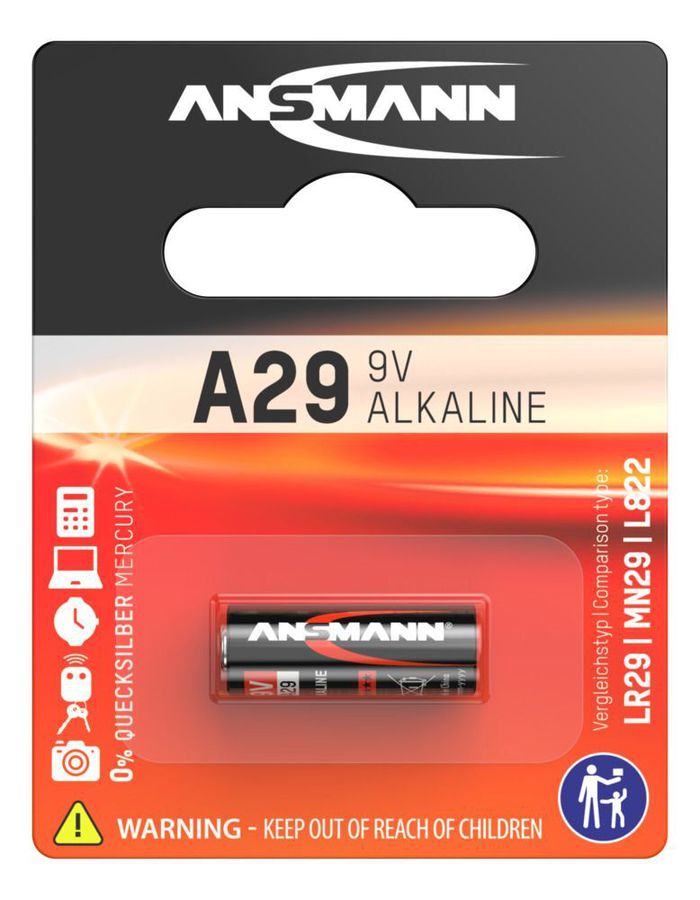 Alkaline Batterie A29 / LR29 - Spezial-Batterie A29 / LR29