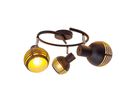 3er Deckenleuchte Spot Casco - E27, IP20