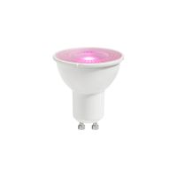 LED-Leuchtmittel Smart, GU10, RGB, Klar - 5.4W ,6500K, IP20