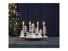 Kerzenständer SNOWY - Warmweiss, IP20, 4 Led's