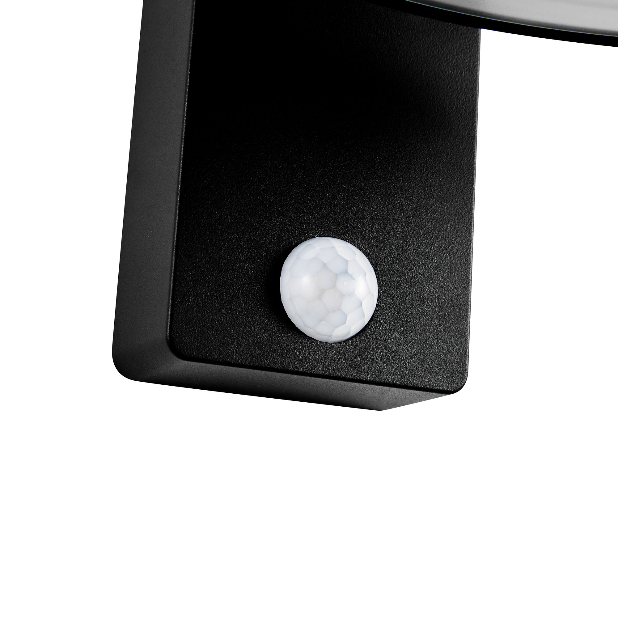 Solar-Wandleuchte Justina Schwarz - 5W, 3000K, 400lm, IP44
