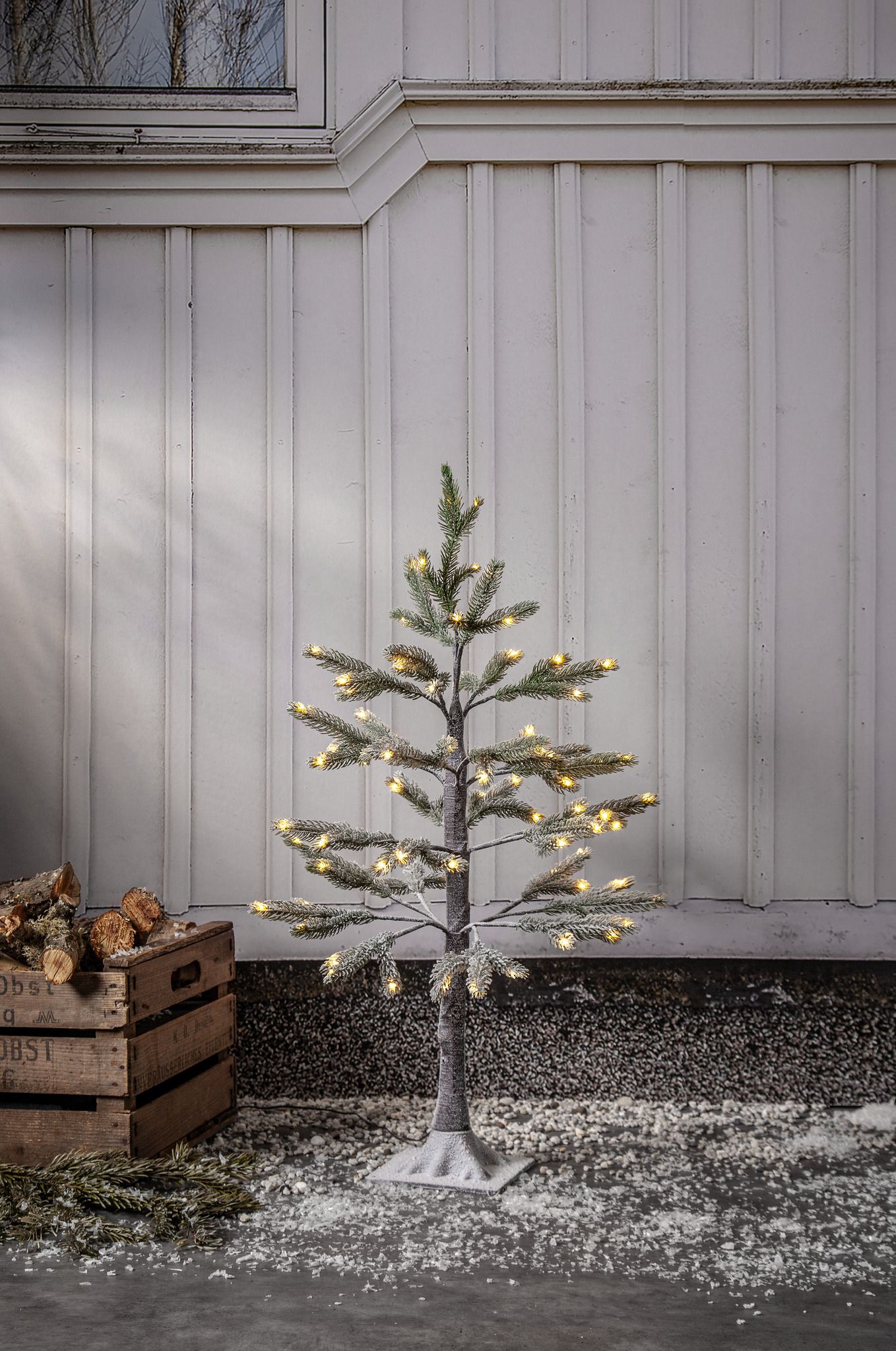 Weihnachtsbaum LED Tanne - IP44, Warmweiss, 83 LED'S