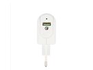 EU USB Charger - Quick Charge 3.0 - Out: 2-Pol EU, In: 1xUSB-A 3.0, 5.0-12.0V, Quick Charge, weiss